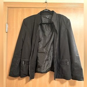 Black Snake Skin Jacket